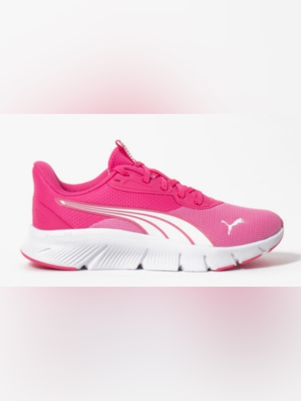 NEW [Puma] FlexFocus Athletic Casual Sneakers Pink/White Youth Kids Girls Sz 10 - Picture 2 of 12